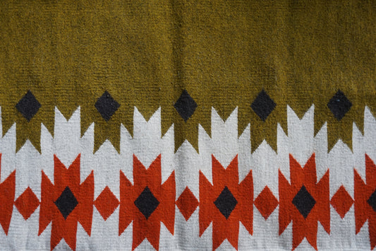 Oaxacan wool rug ~ hermana