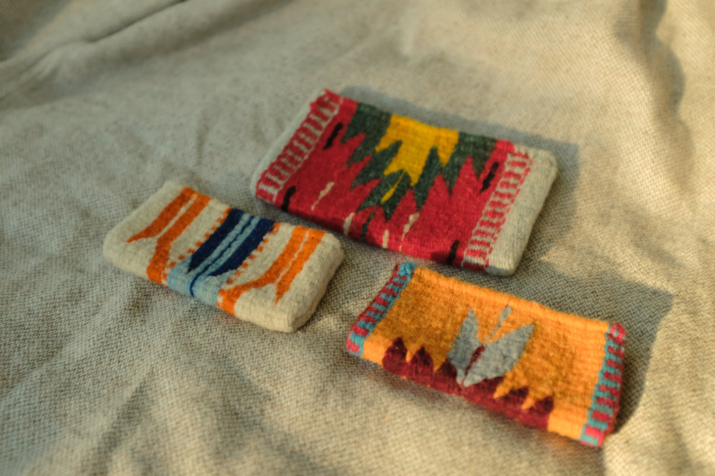 Wool Coin Purses ~ handmade in oaxaca, mexico