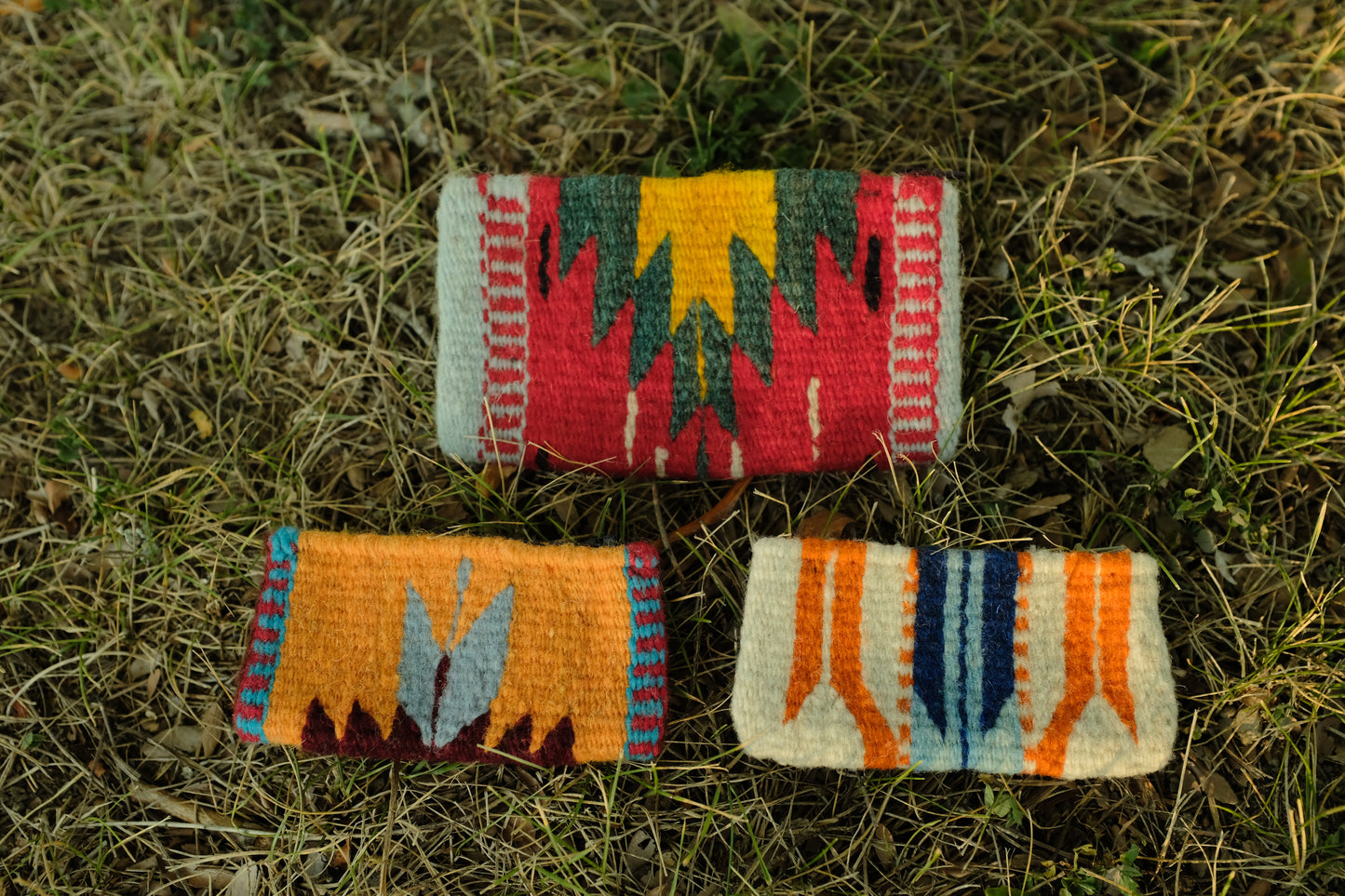 Wool Coin Purses ~ handmade in oaxaca, mexico